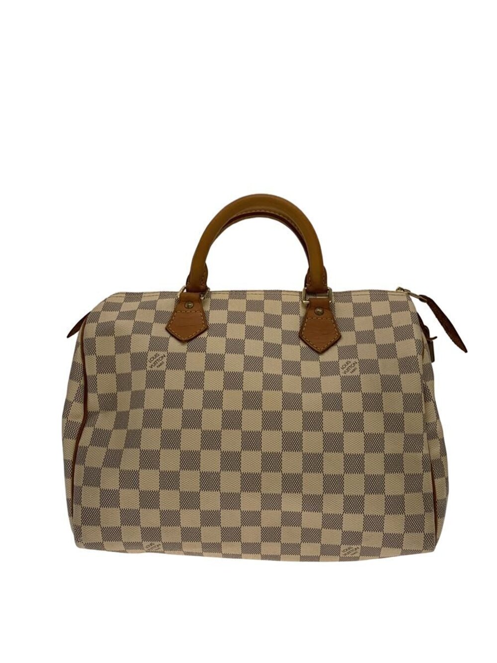 LOUIS VUITTON Speedy Azur White